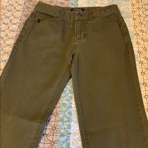 Boys Size 10 Green Polo Ralph Lauren Jeans